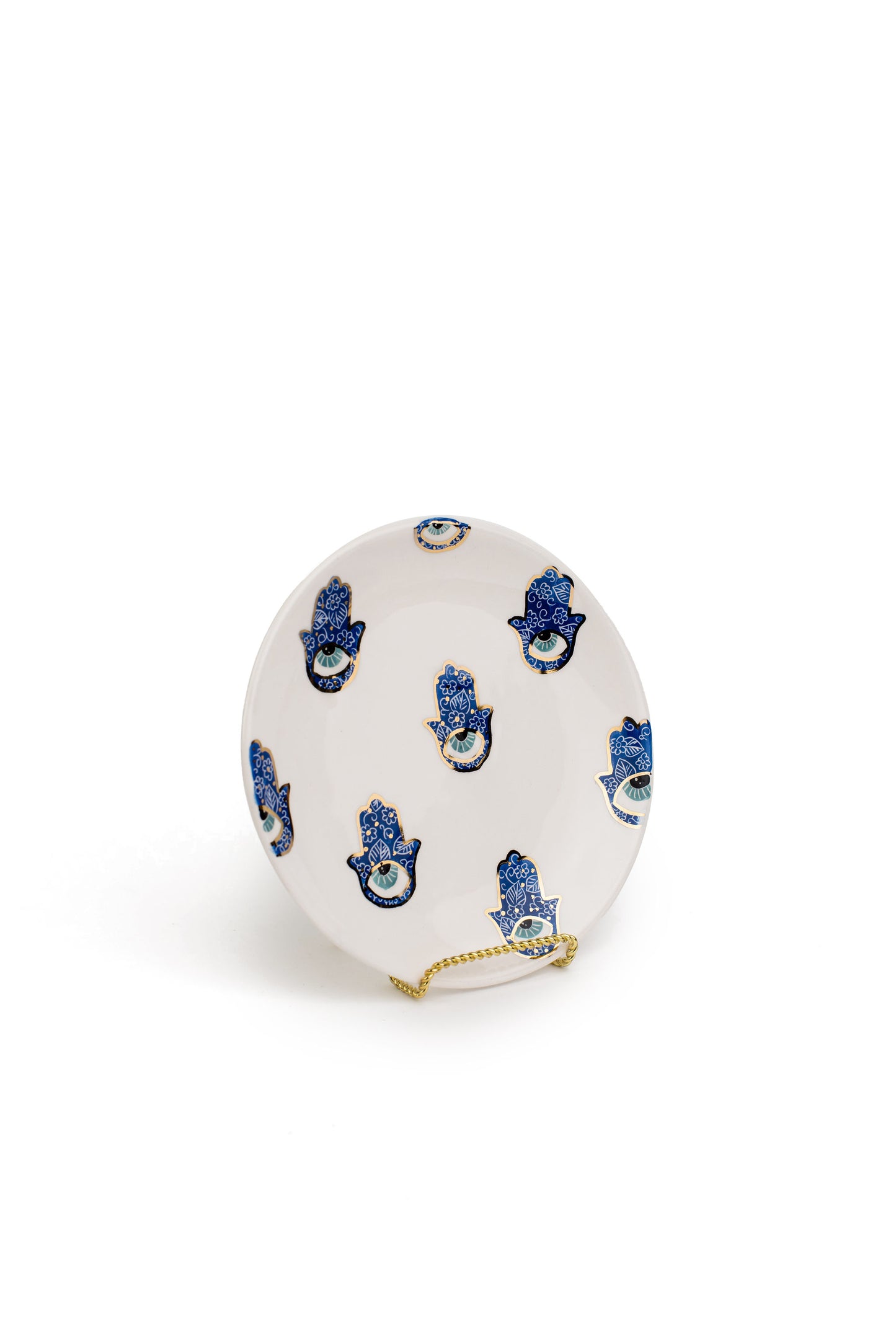 Blue Hands Mini Plate