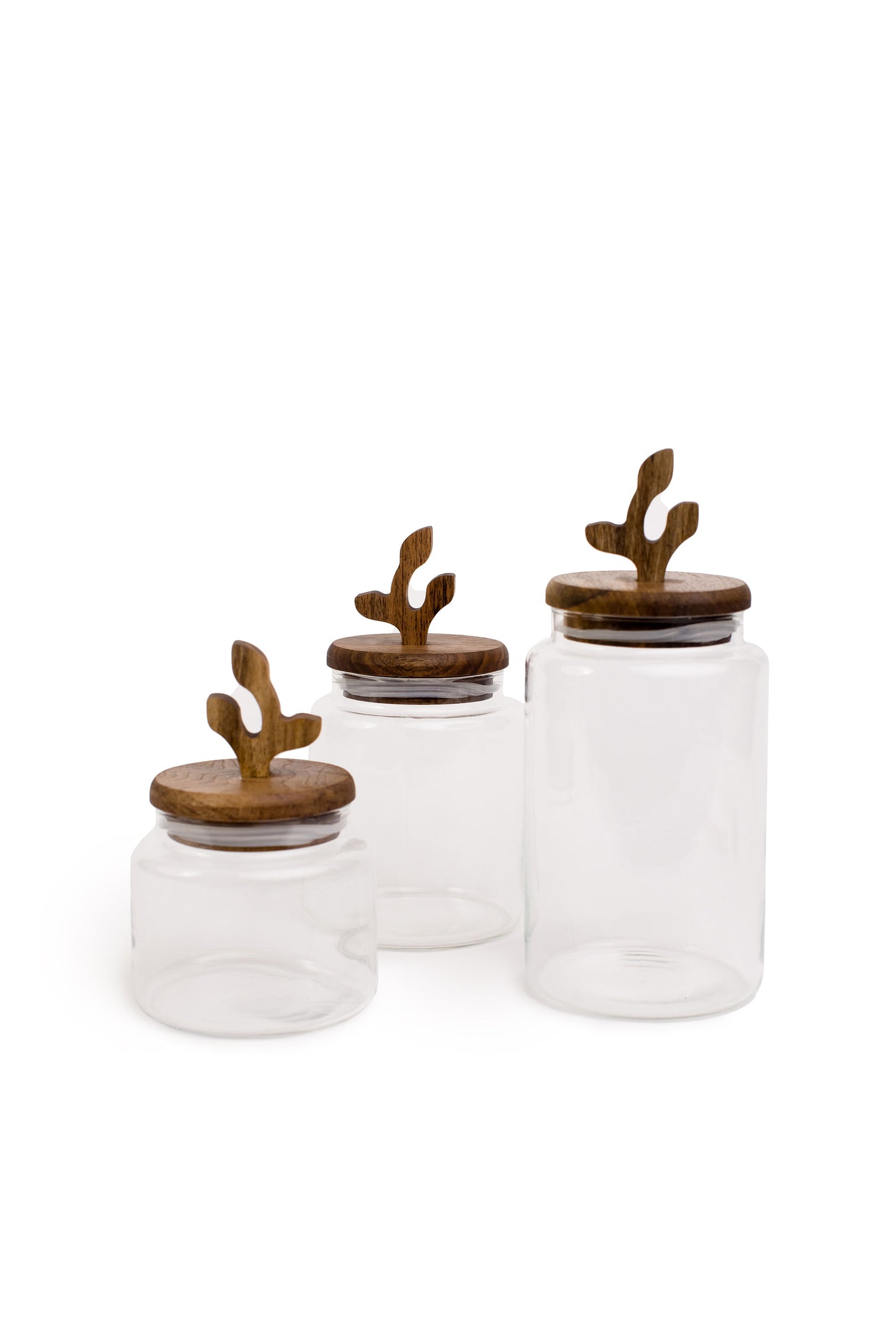 Glass Canister | Leaf Lid