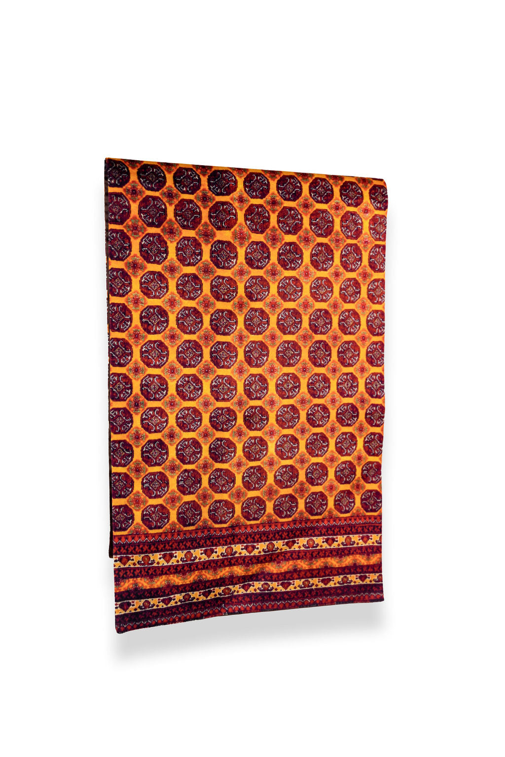 Orange Circles Table Runner