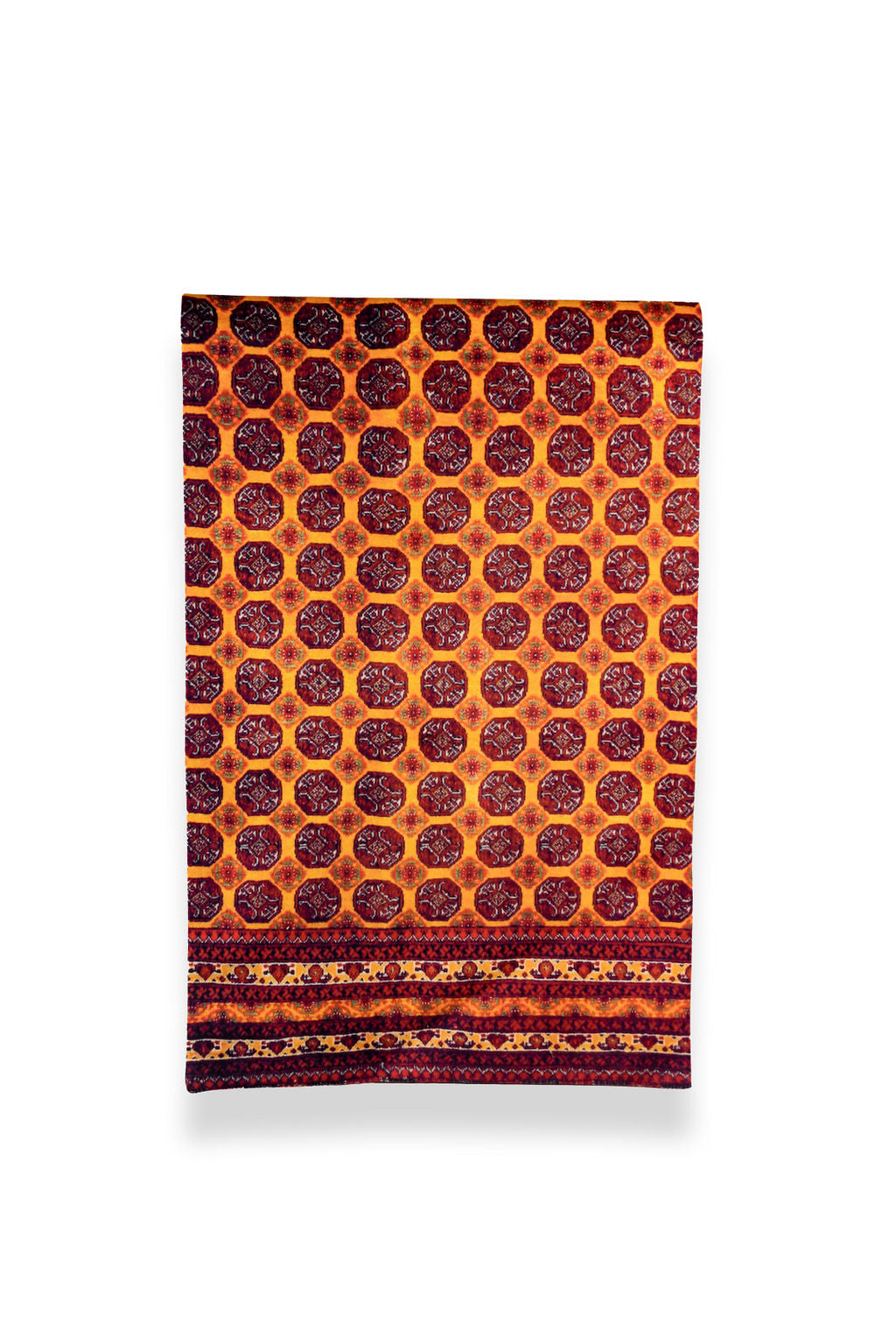 Orange Circles Table Runner