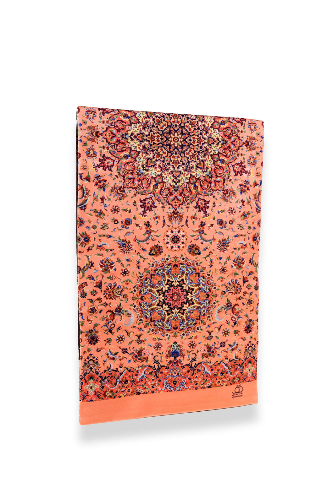 Peach Floral Table Runner