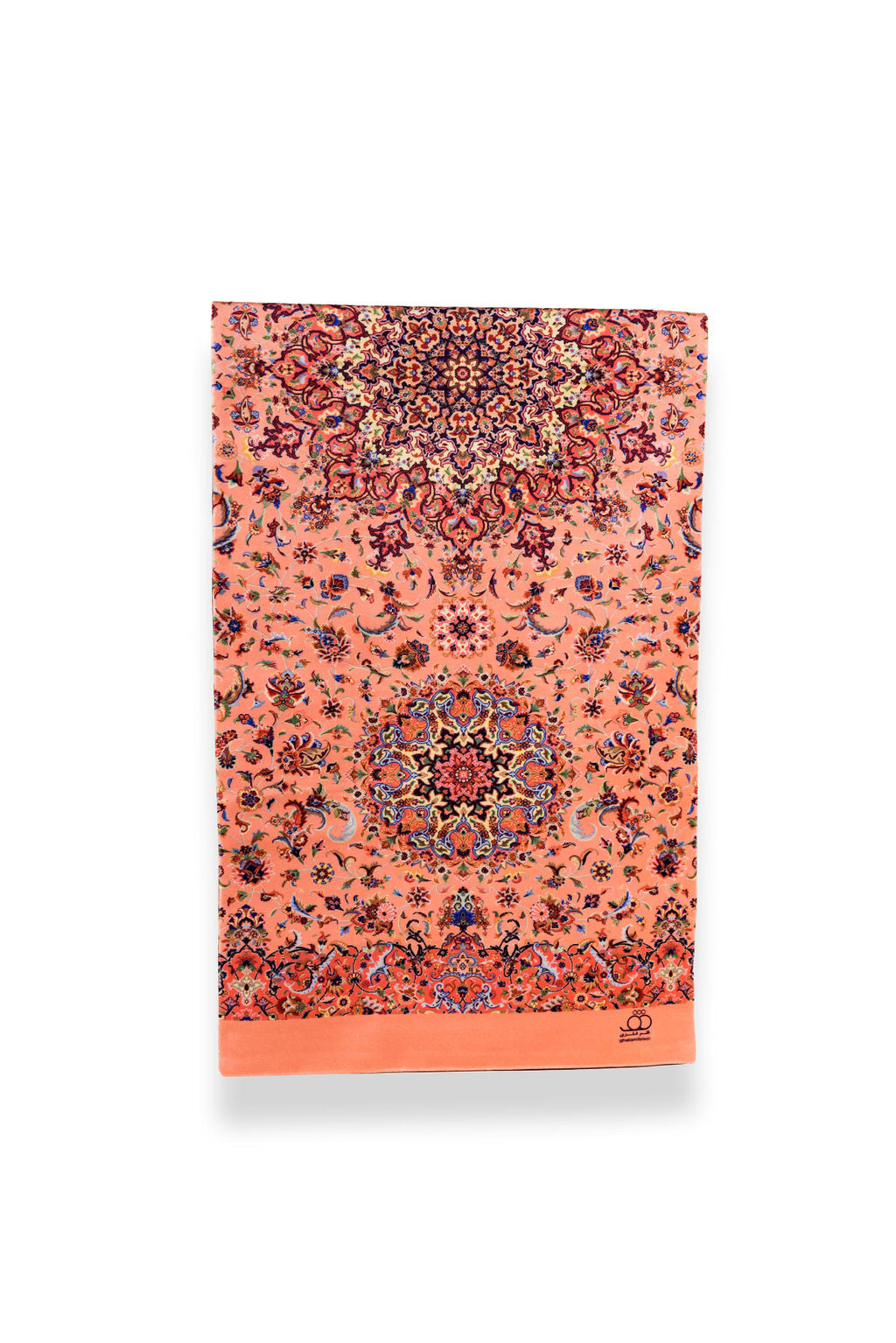 Peach Floral Table Runner