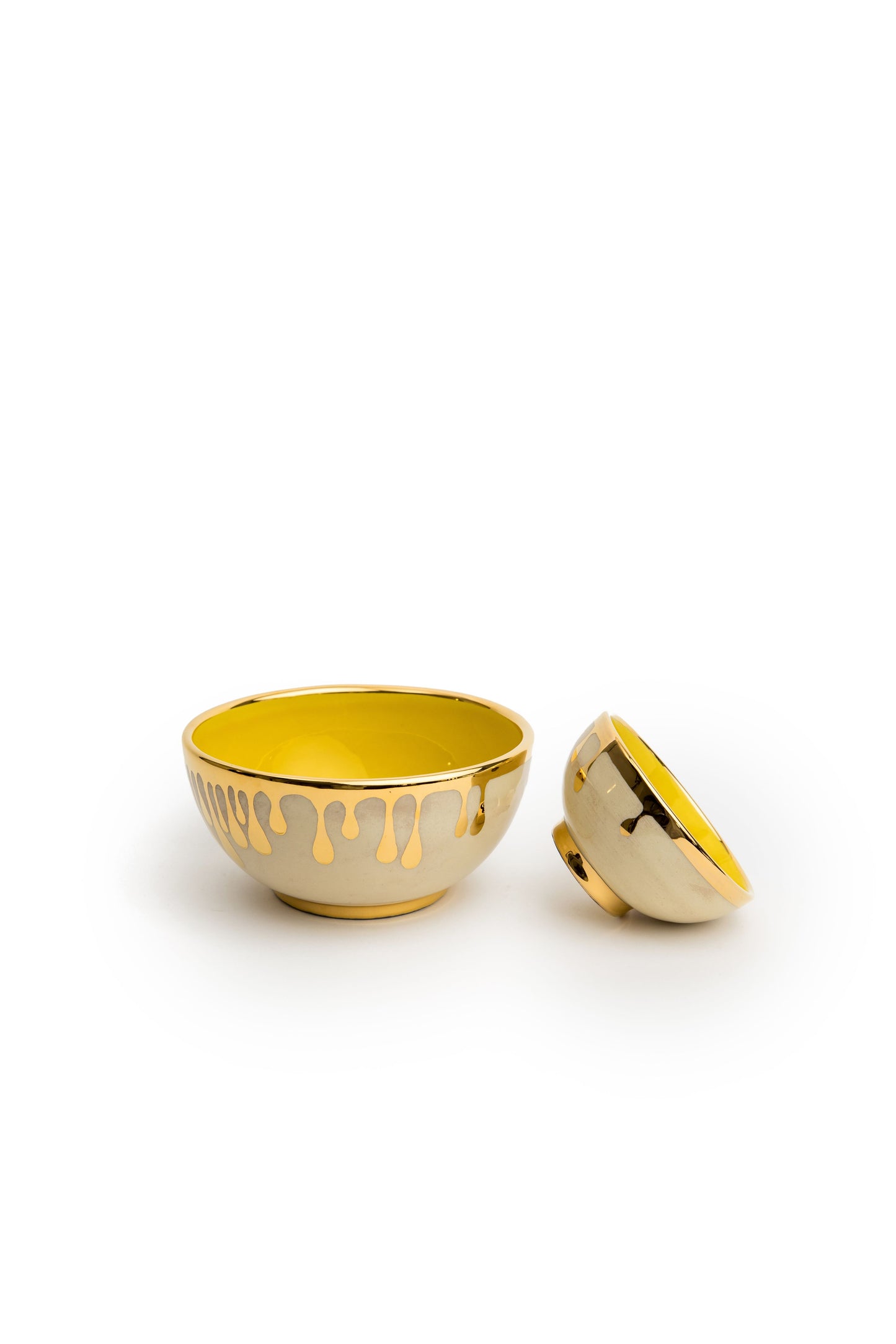 Yellow Drip Bowl