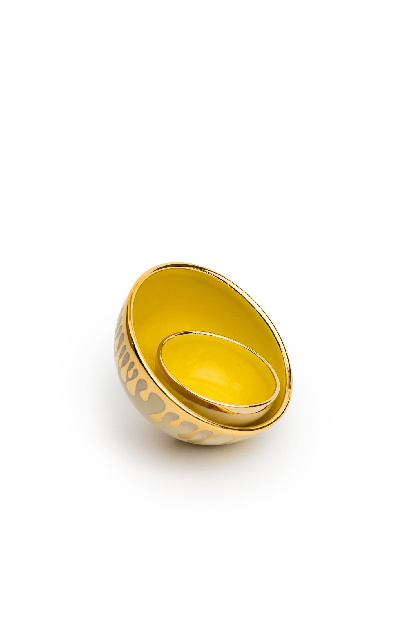Yellow Drip Bowl
