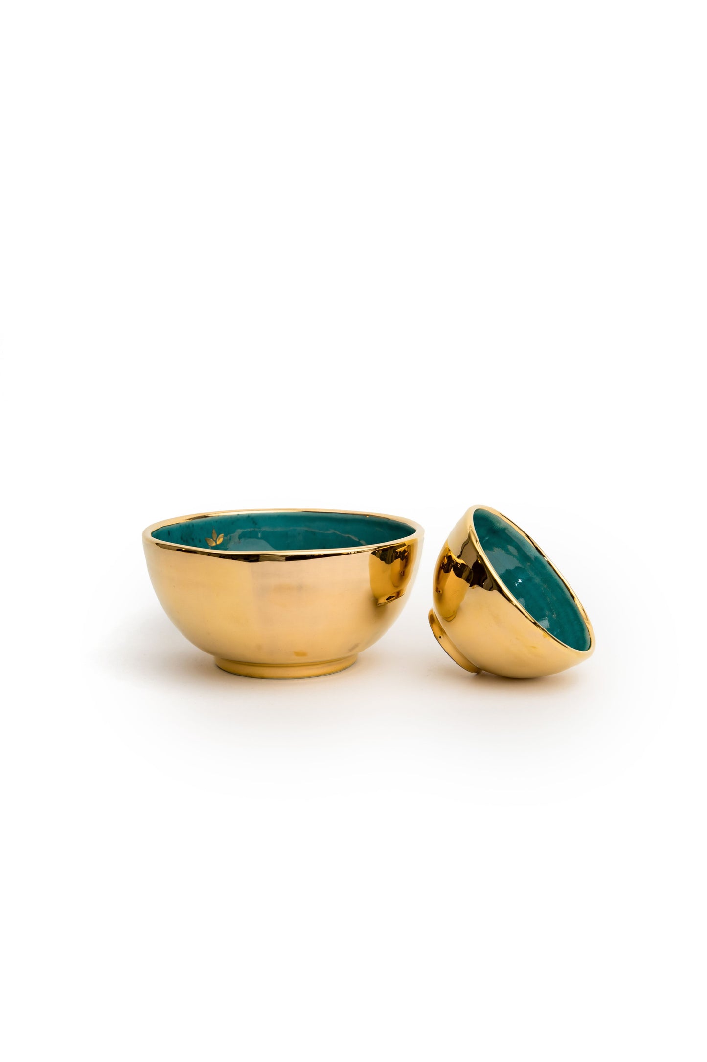 Gold And Turquoise Bowl