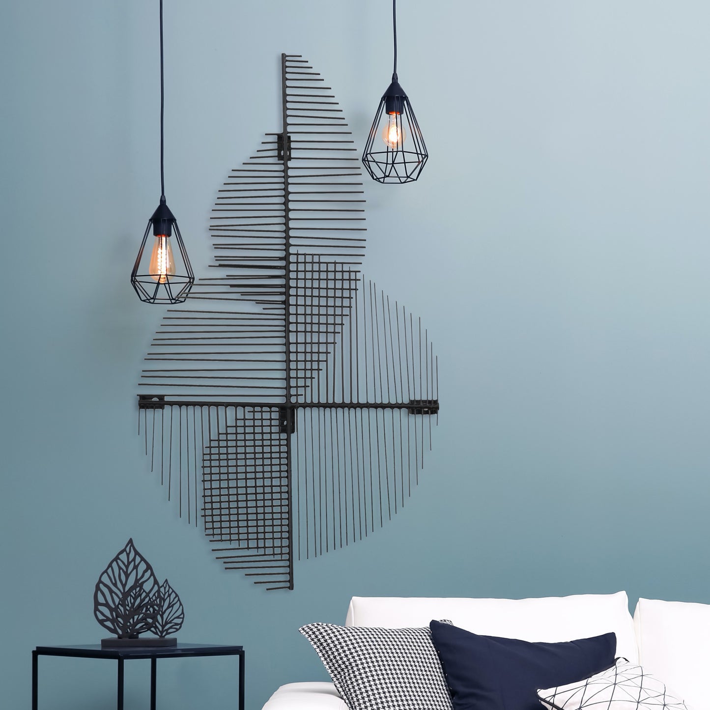 Metal Lines Wall Art