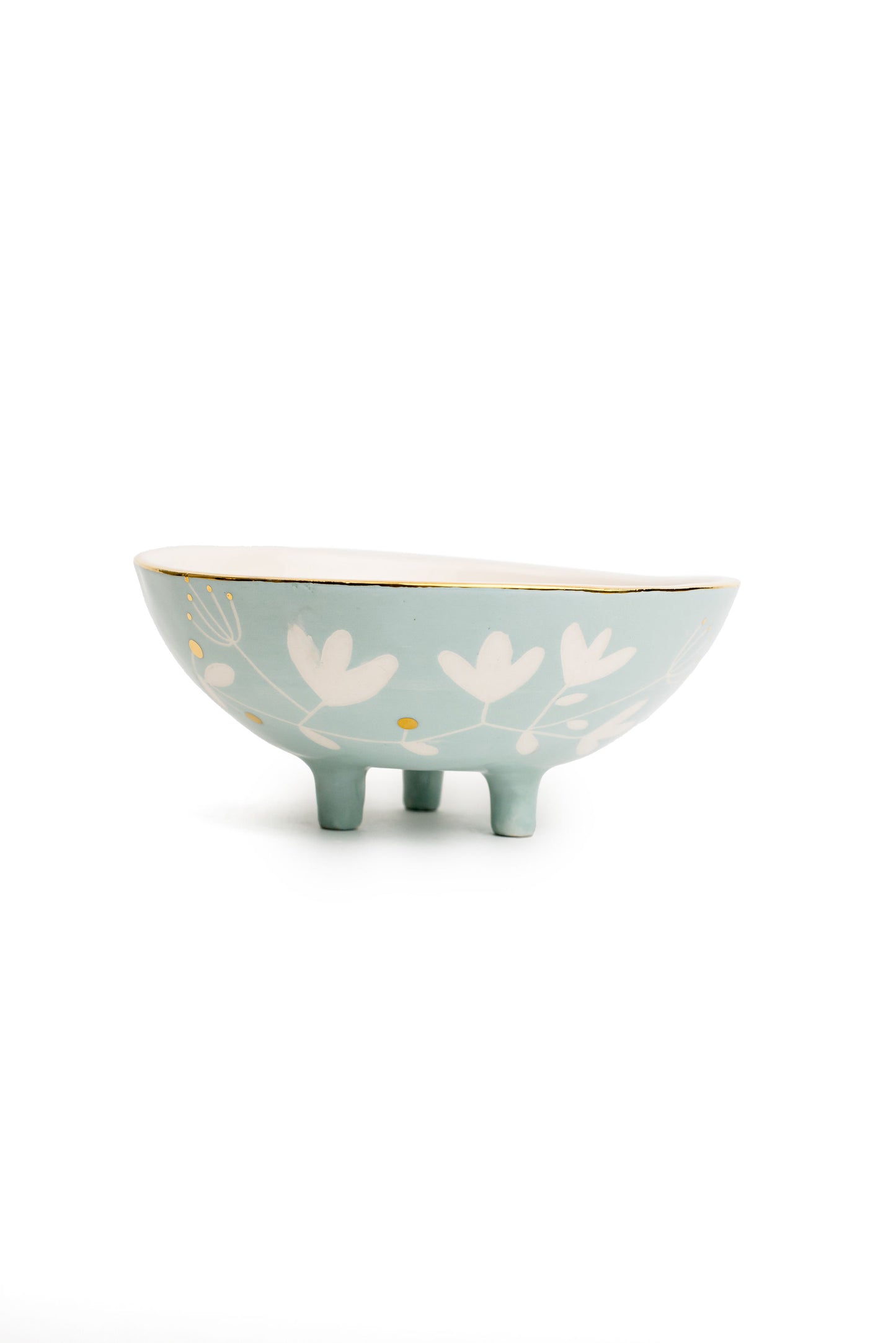 Floral Maan Large Bowl with Legs