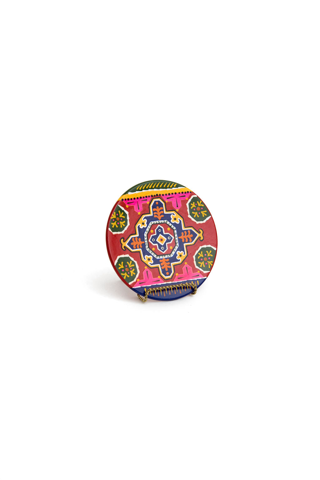 Colorful Handmade Clay Plate