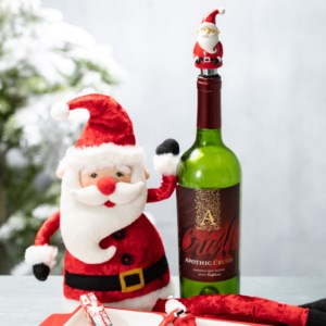 Happy Santa Wine Stoppers | Pack Of 3