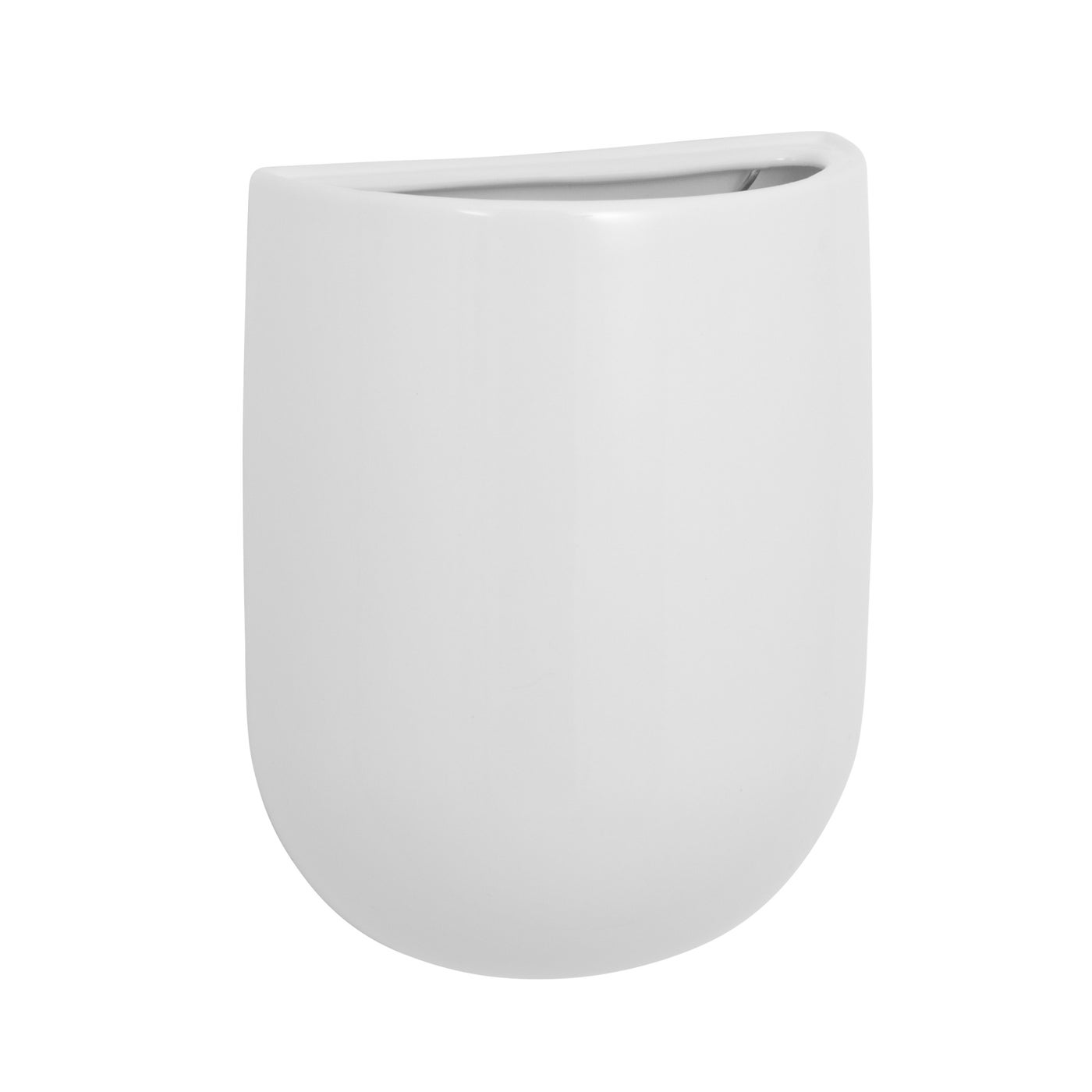White Ceramic Wall Vase Planter