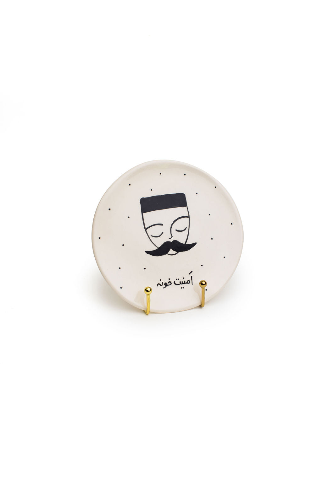 Love Notes Round Decorative Plates - Monsieur