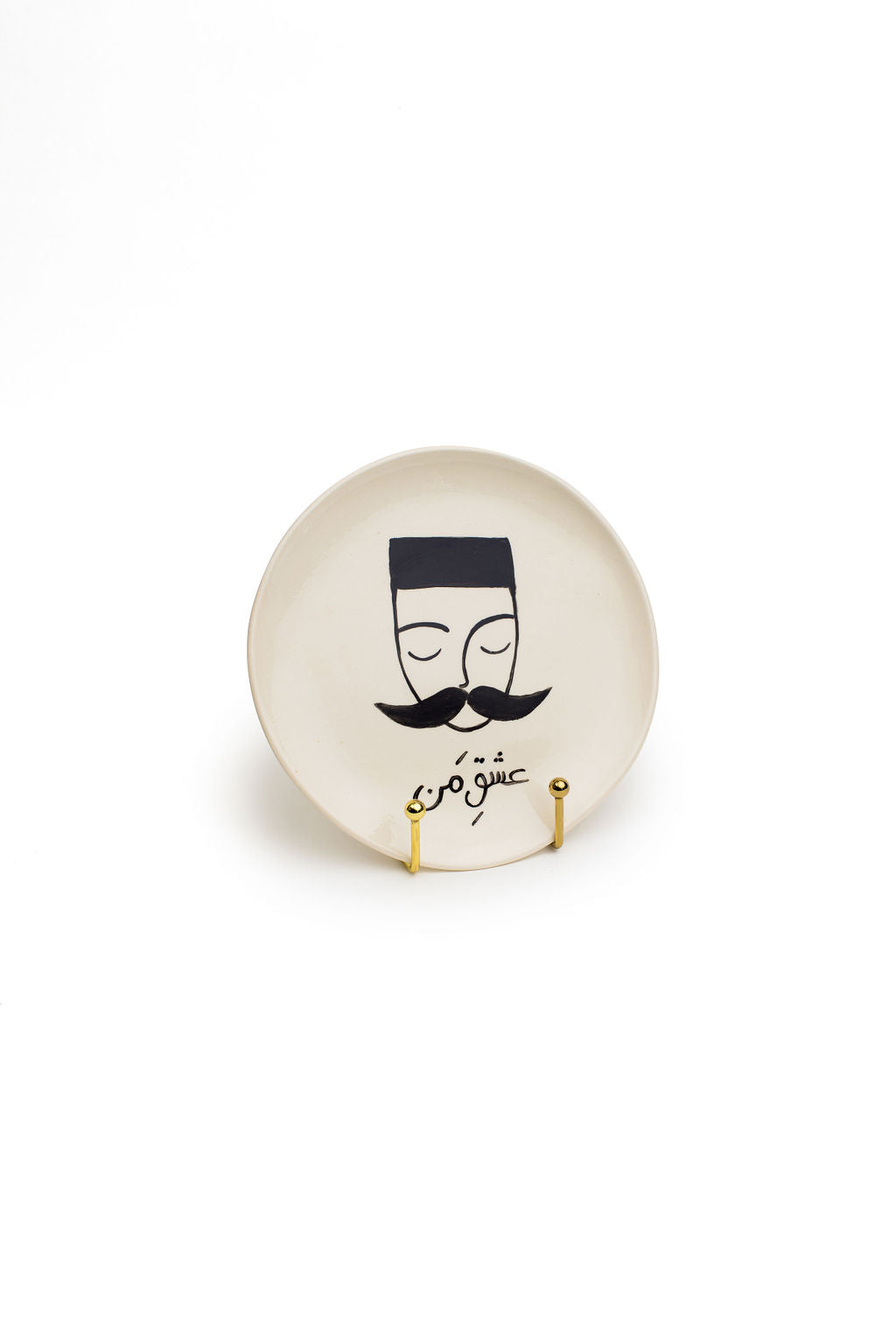 Love Notes Round Decorative Plates - Monsieur