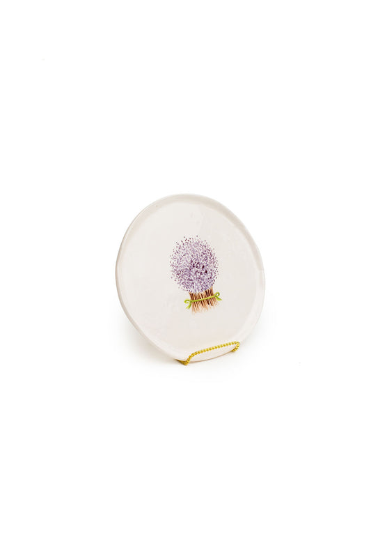 Lavender Medium Round Plates