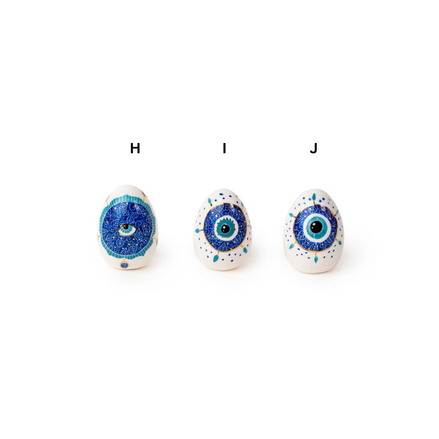 Eyes Ceramic Eggs