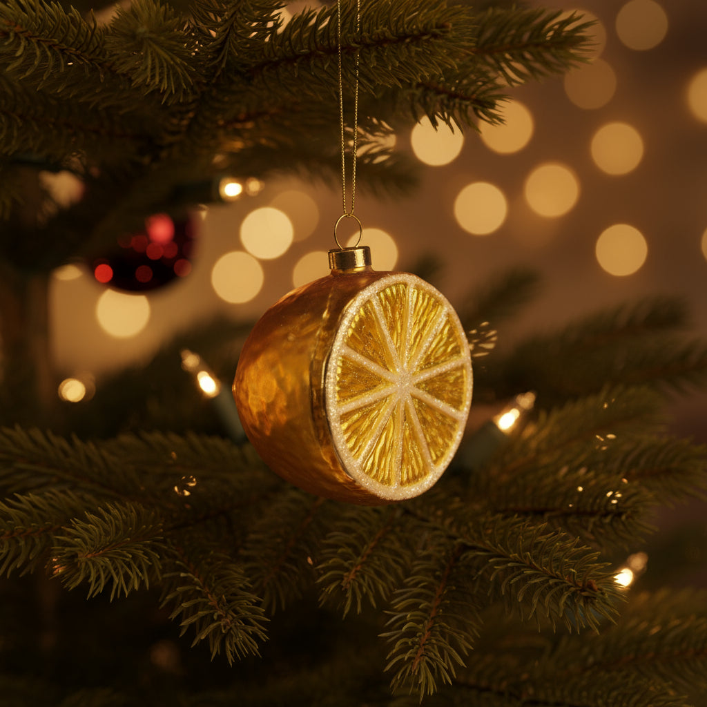 Lemon Christmas Tree Ornament