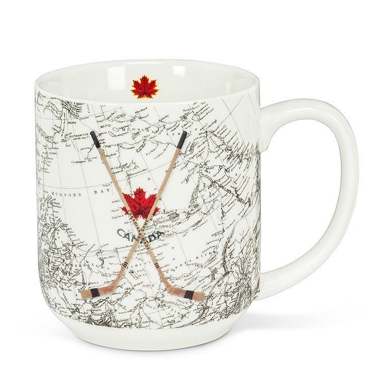 Canada Map and Curling House Mug