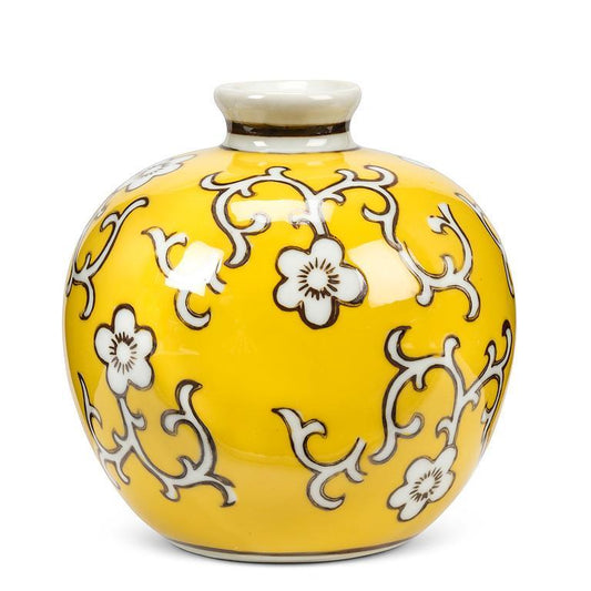 Small Floral Ball Vase