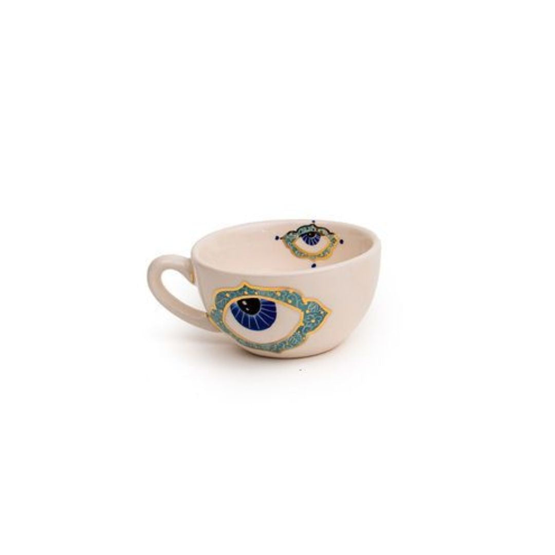 Blue Eye Tea Cup 2"