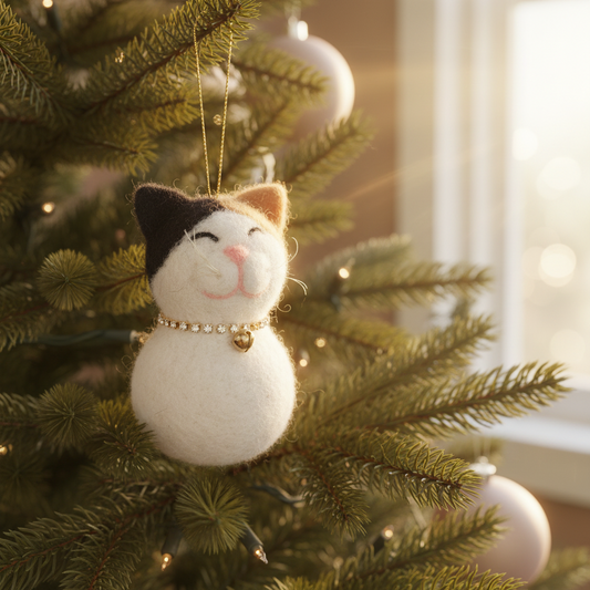 Felt Cat Ornament