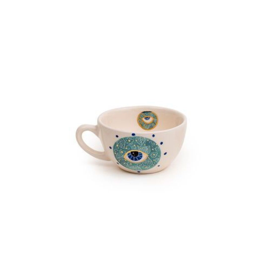 Blue Eye Tea Cup 2"