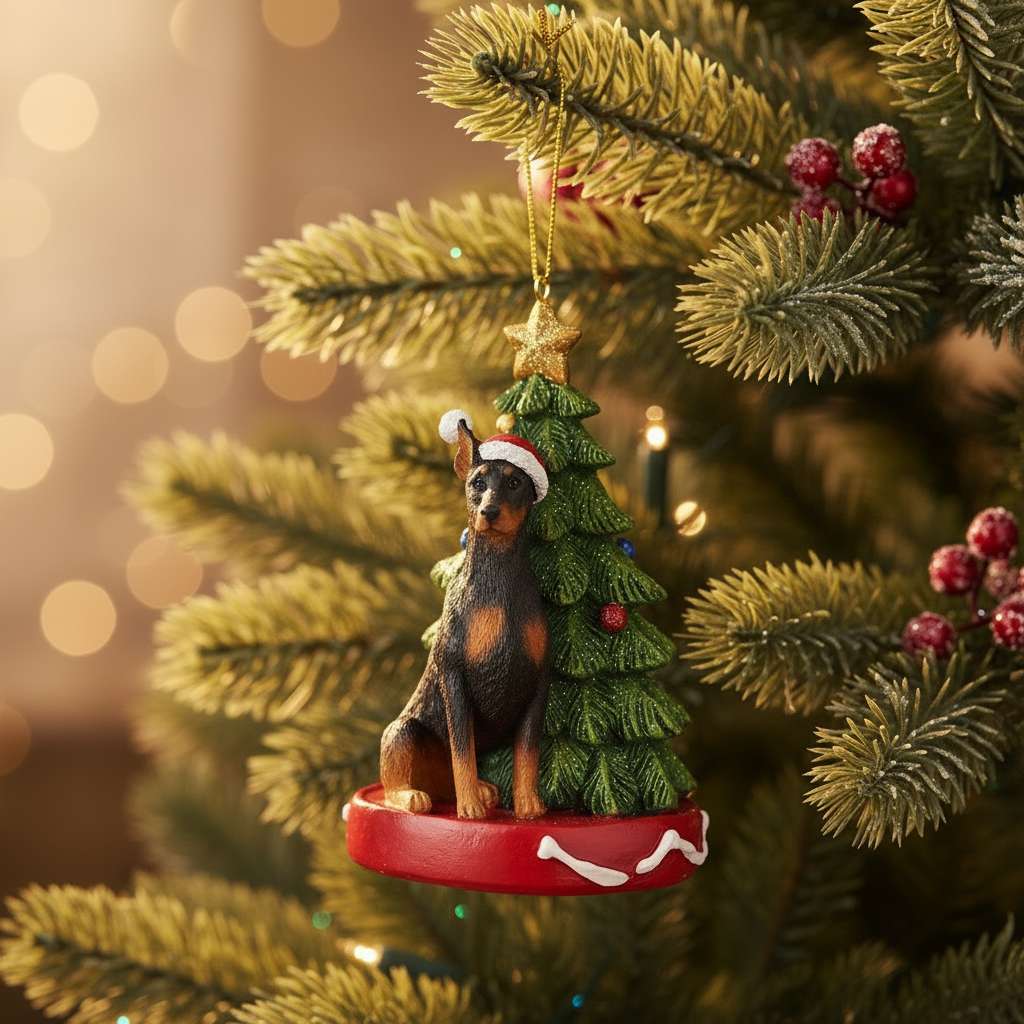 Boxer In The Back Of Truck Christmas Ornament (Copy)