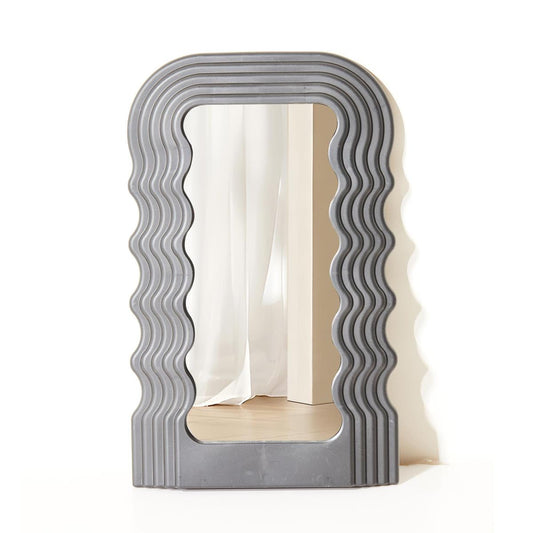 Gray Wavy Mirror