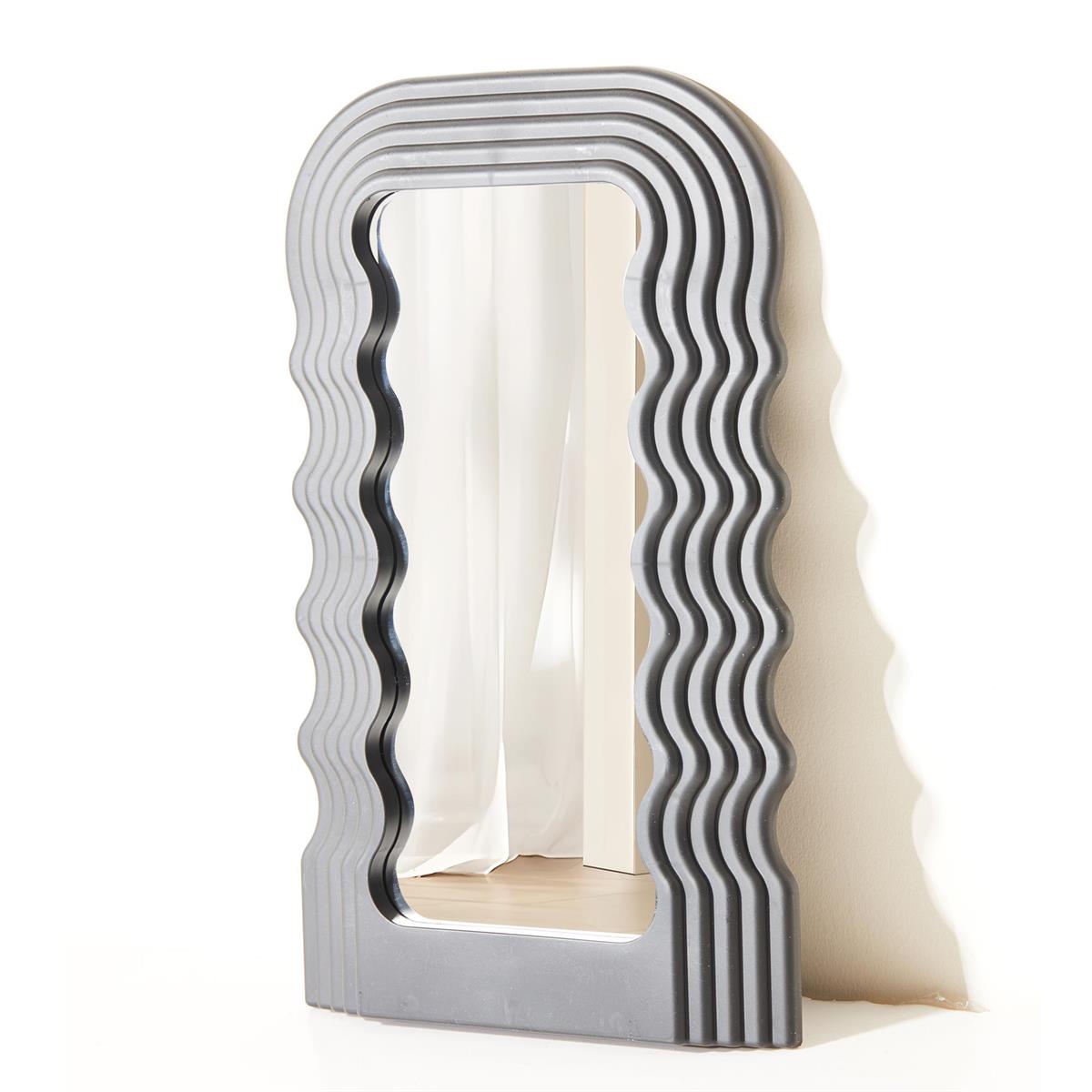 Gray Wavy Mirror