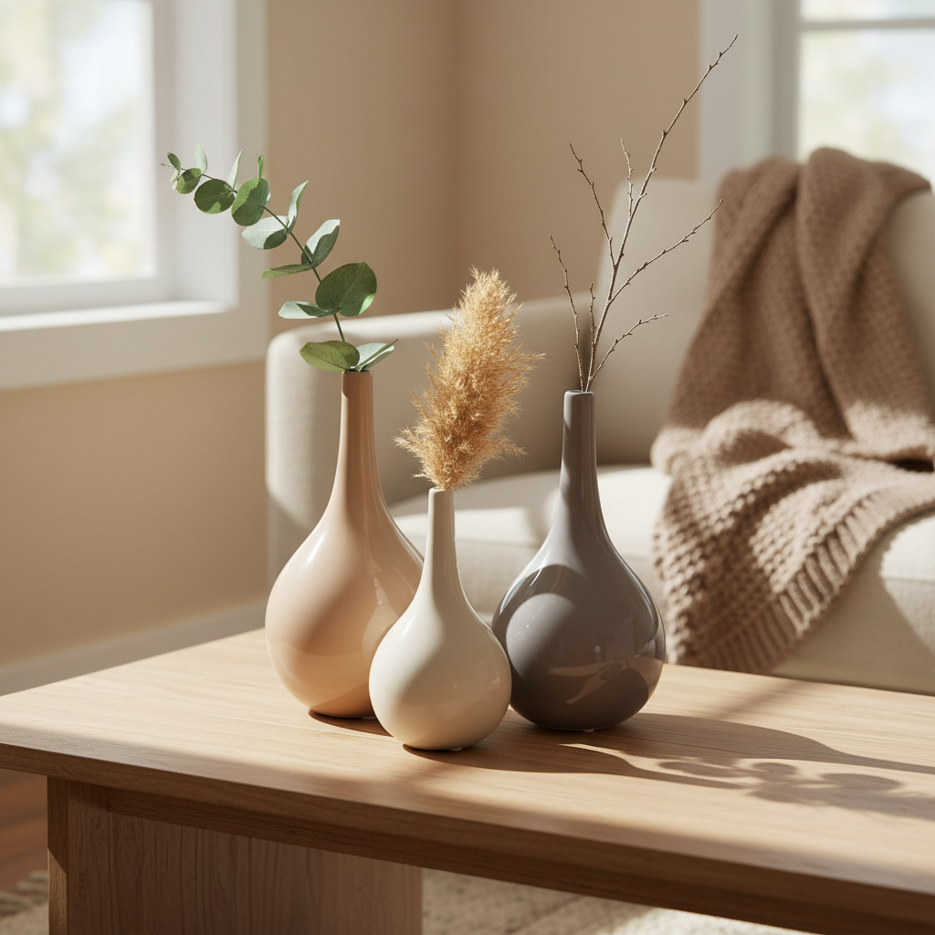 Earth Tone Ceramic Vase
