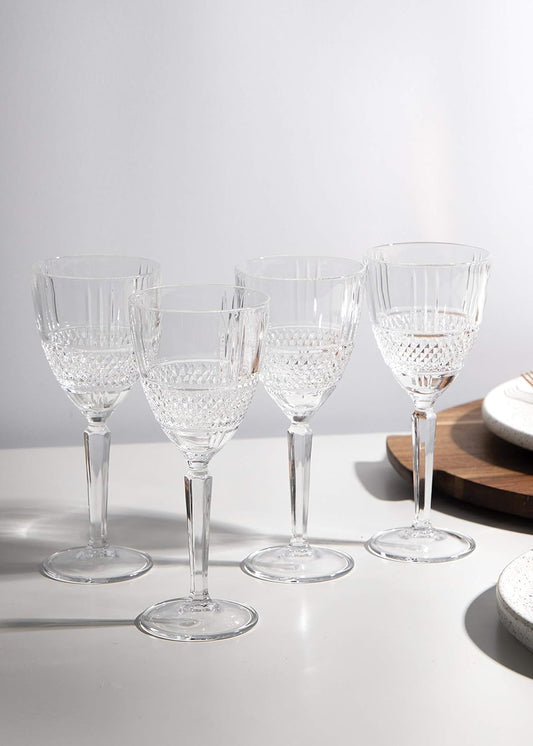 Verona Crystalline Wine Glasses – Set of 4 (180 ml)
