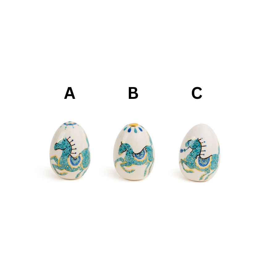 Horse Ceramic Eggs