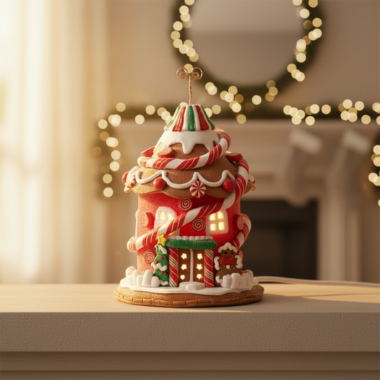 LED Candy Gingerbread House