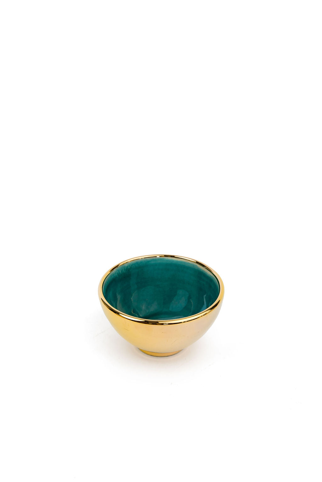 Gold And Turquoise Bowl