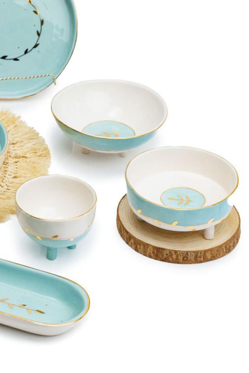 Cyan Maan Serving Bowls