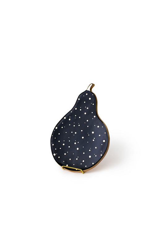 Polka Dot Pear Shaped Flat Tray