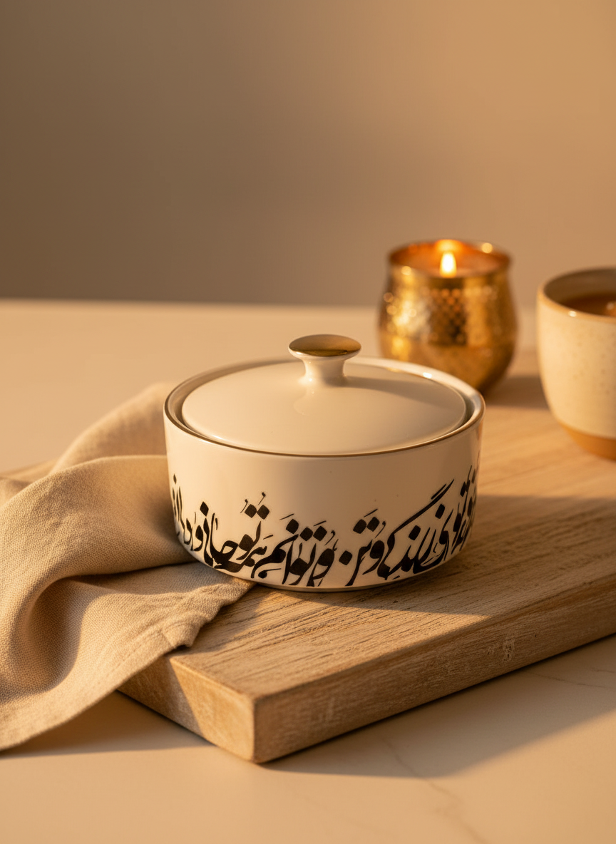 Black And White Canisters 6.5"