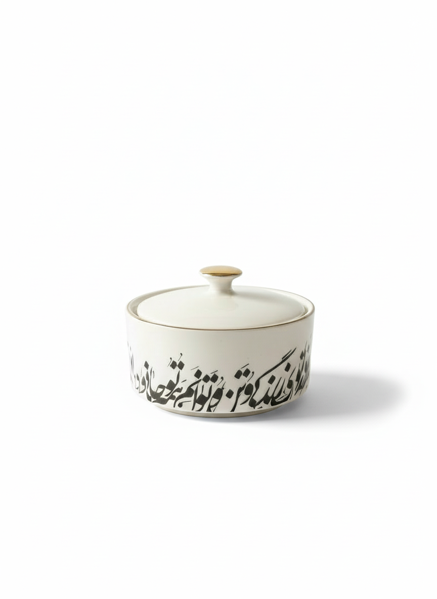 Black And White Canisters 5"