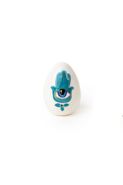 Hamsa Ceramic Eggs