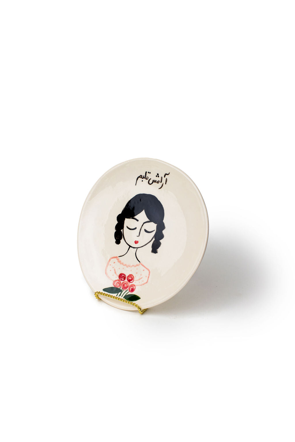 Love Notes Round Decorative Plates - Madam