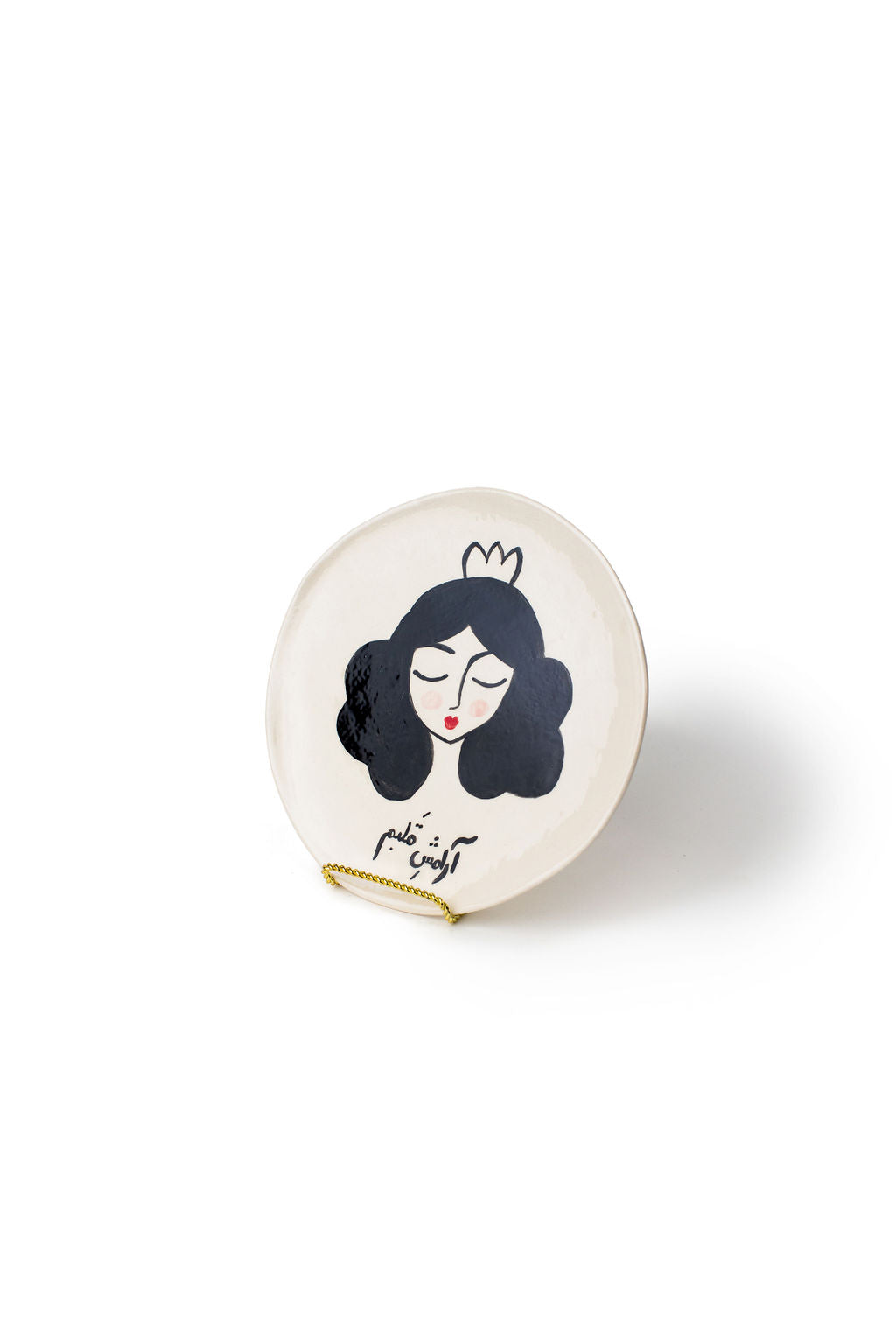 Love Notes Round Decorative Plates - Madam