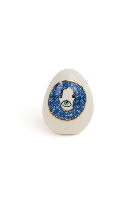 Hamsa Ceramic Eggs