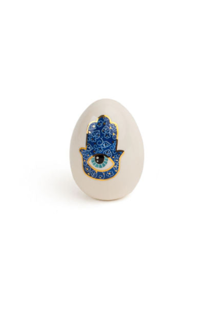 Hamsa Ceramic Eggs