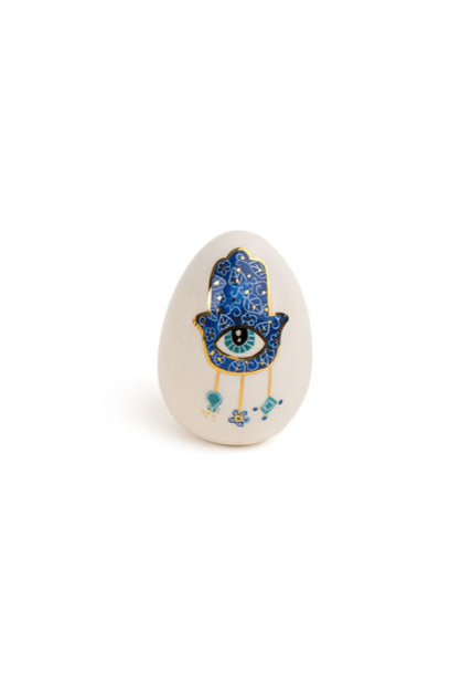 Hamsa Ceramic Eggs