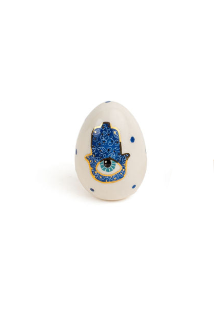 Hamsa Ceramic Eggs