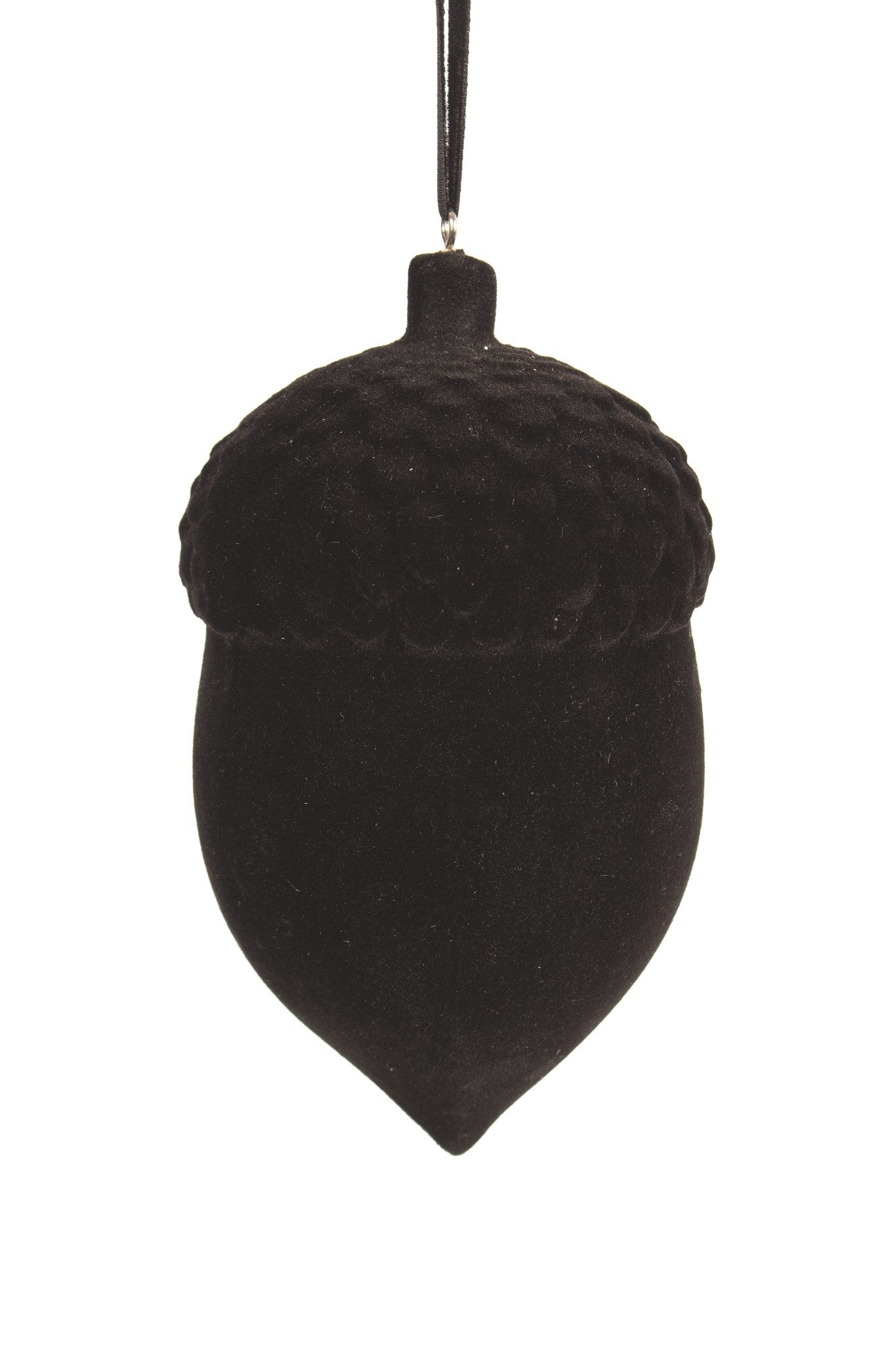 Black Felt Acorn Ornament