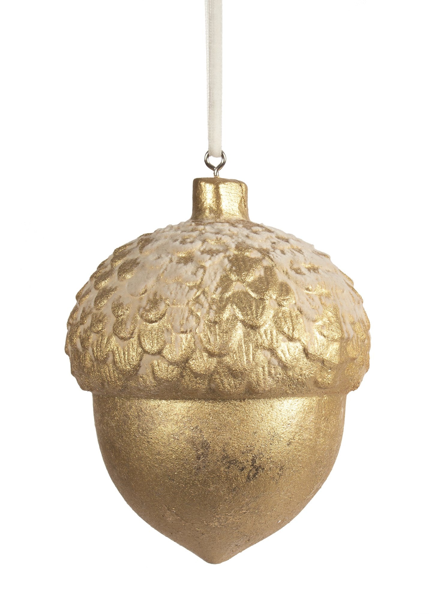 Gold Acorn Christmas Ornament