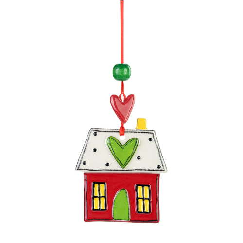 Ceramic Love House Ornament