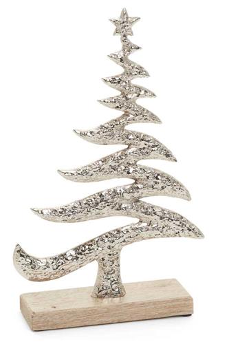 Silver Christmas Tree Decor