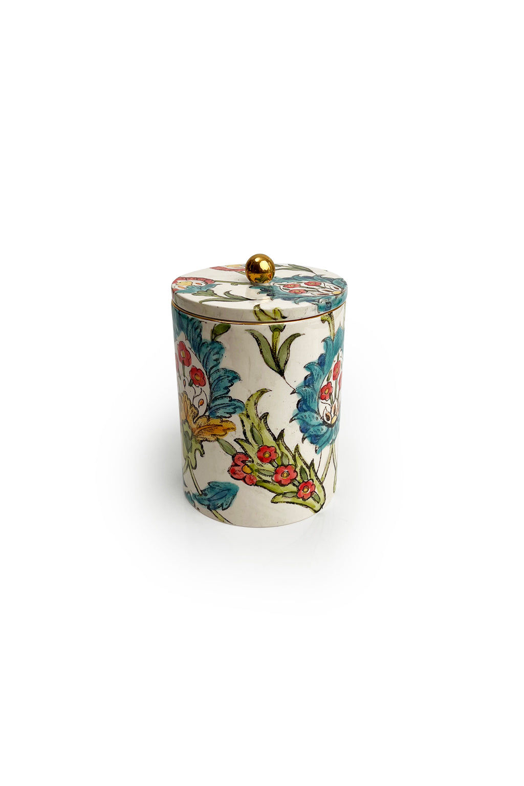 Floral Raastin Canister