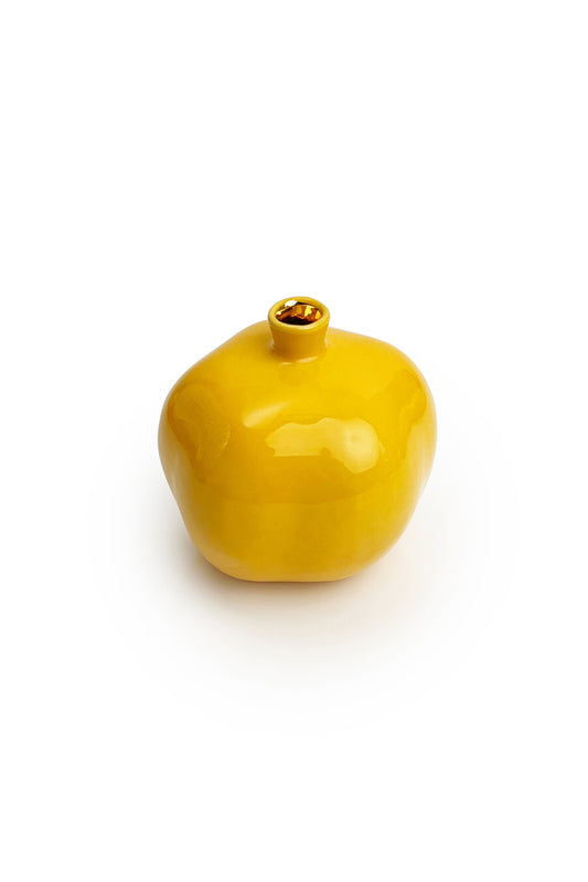 Orange Handmade Ceramic Pomegranate