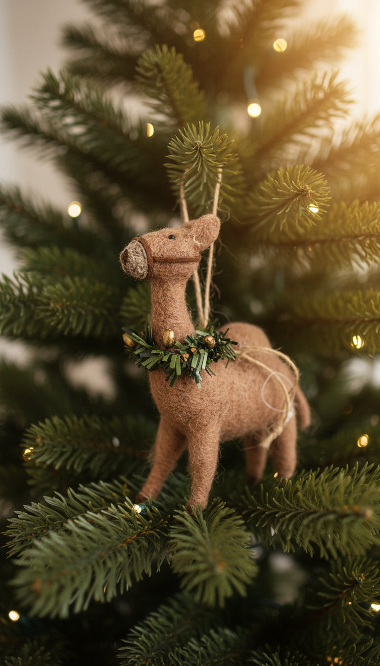 animal ornament set of 3